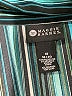 Maggie Barnes Stripes Teal Long Sleeve Blouse Size 18 - 20 - photo 7