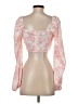 Shein Pink 3/4 Sleeve Blouse Size 4 - photo 2