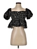 Altar'd State 100% Rayon Black Short Sleeve Blouse Size S - photo 1