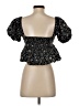 Altar'd State 100% Rayon Black Short Sleeve Blouse Size S - photo 2