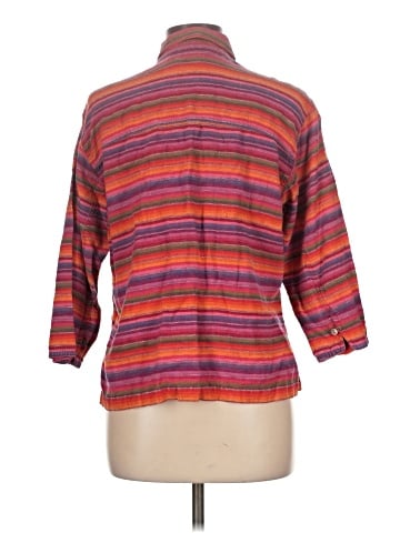 Chico's Design 3/4 Sleeve Button-Down Shirt (view 2)