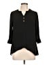 CATHERINE Catherine Malandrino 100% Polyester Black 3/4 Sleeve Blouse Size S - photo 1