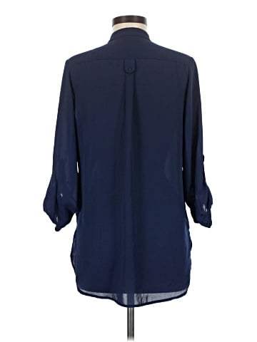 Fun2Fun 3/4 Sleeve Button-Down Shirt (view 2)