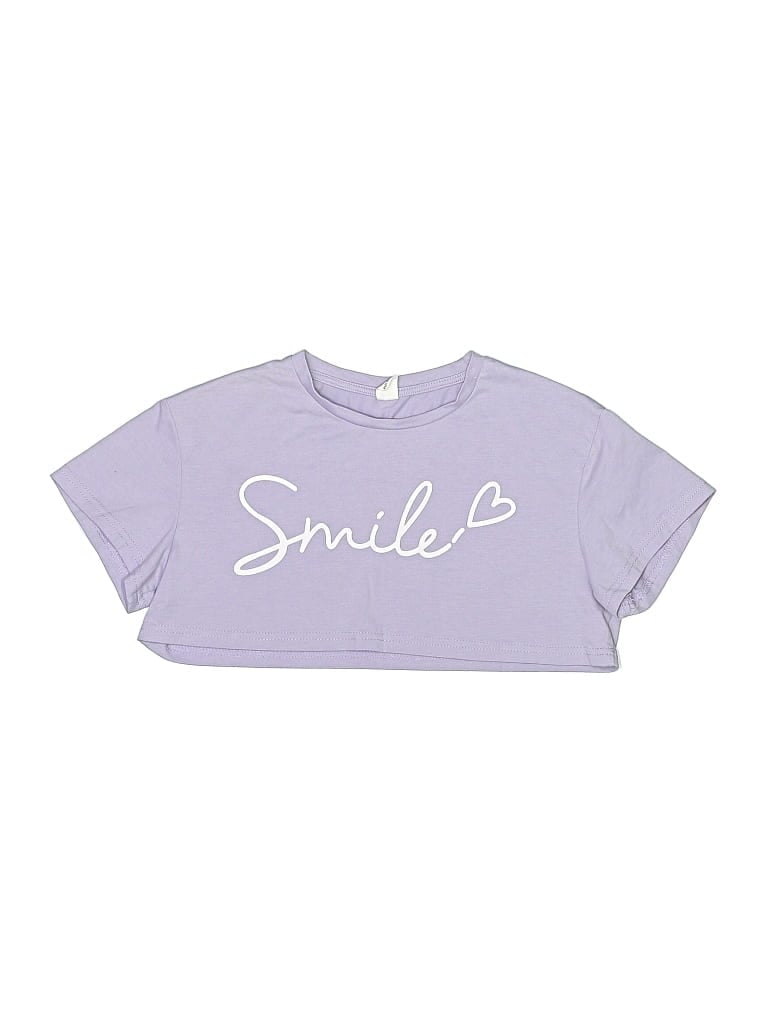 Pre-owned Unbranded Kids' Short Sleeve T-shirt In Purple
