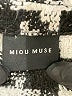 MIOU MUSE 100% Cotton Houndstooth Ivory Jacket Size S - photo 6