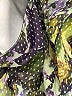 Unbranded Paisley Purple Cocktail Dress Size XXS (estimated) - photo 7