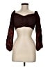 Olivaceous 100% Rayon Black 3/4 Sleeve Blouse Size M - photo 1
