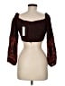 Olivaceous 100% Rayon Black 3/4 Sleeve Blouse Size M - photo 2