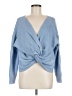 Endless Rose Blue Pullover Sweater Size M - photo 1