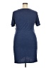 In'Voland Solid Blue Casual Dress Size 18 - photo 2