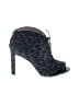 Louise Et Cie Animal Print Black Ankle Boots Size 6 1/2 - photo 1