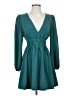 Unbranded 100% Polyester Solid Teal Casual Dress Size S - photo 1