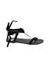 Free People 100% Leather Black Gray Sandals Size EU 39 - photo 1