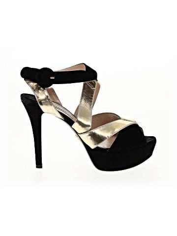 Prada Suede and Patent Leather Heels (view 1)
