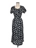 Basic Editions Hearts Black Casual Dress Size 7 - 8 - photo 1