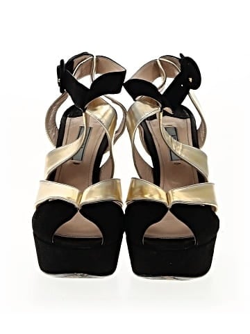 Prada Suede and Patent Leather Heels (view 2)