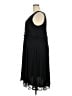 Connected Apparel 100% Polyester Solid Black Cocktail Dress Size 20 - photo 5