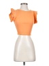 Zara Orange Short Sleeve Top Size S - photo 1