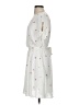 So Perla 100% Polyester Hearts White Casual Dress Size S - photo 5
