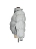 Missguided 100% Polyester Solid Silver Snow Jacket Size 6 - photo 5