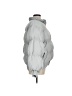 Missguided 100% Polyester Solid Silver Snow Jacket Size 6 - photo 4