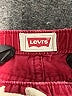 Levi's 100% Cotton Solid Burgundy Shorts Size 24M - photo 3