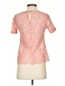 Just Fab Pink Short Sleeve Top Size XS - photo 2