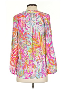 Lilly Pulitzer 3/4 Sleeve Silk Top (view 2)