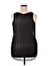 Unbranded 100% Polyester Black Sleeveless Blouse Size 1X - photo 2