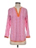 Escapada 100% Rayon Pink Long Sleeve Blouse Size XS - photo 1