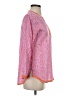 Escapada 100% Rayon Pink Long Sleeve Blouse Size XS - photo 4