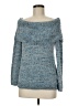 LC Lauren Conrad 100% Polyester Tweed Blue Pullover Sweater Size M - photo 1