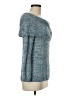 LC Lauren Conrad 100% Polyester Tweed Blue Pullover Sweater Size M - photo 4