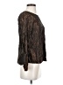Amadi Brown Long Sleeve Blouse Size XXS - photo 4