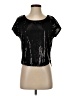 just ginger Black Short Sleeve Top Size S - photo 1