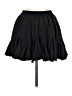 AvidLove 100% Polyester Solid Black Casual Skirt Size M - photo 2