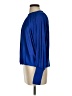 BCBGMAXAZRIA 100% Polyester Blue Long Sleeve Blouse Size XS - photo 5