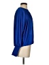 BCBGMAXAZRIA 100% Polyester Blue Long Sleeve Blouse Size XS - photo 4