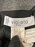 Violeta by Mango Solid Black Formal Skirt Size M - photo 4