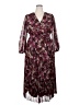 Studio One 100% Polyester Burgundy Casual Dress Size 18 - photo 1