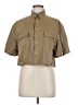 Koché 100% Cotton Tan Short Sleeve Button-Down Shirt Size EU (FR) 38 / US 6 - photo 1