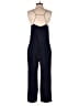 J.Crew 100% Silk Solid Blue Jumpsuit Size 4 - photo 2