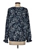 Jessica Simpson Floral Blue Long Sleeve Blouse Size S - photo 2