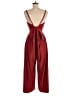 Ann Taylor LOFT Solid Red Jumpsuit Size M - photo 2