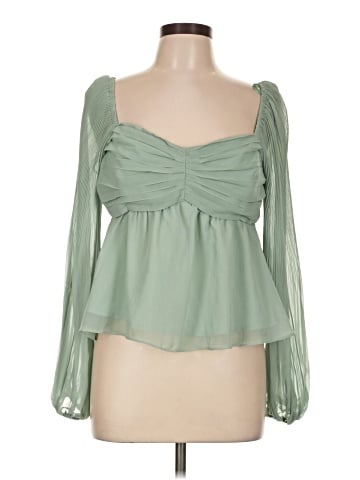 Lush 3/4 Sleeve Blouse (view 1)