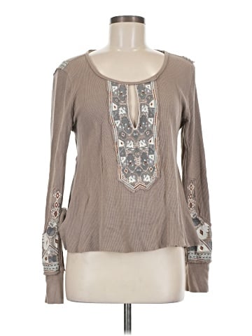 Free People Long Sleeve Blouse (view 1)