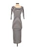 Etcetera Stripes Black Casual Dress Size S - photo 2