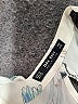 Zara Basic Print Ivory Long Sleeve Blouse Size XL - photo 7