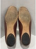Chanel 100% Leather Brown Burgundy Flats Size EU 38 1/2 - photo 8