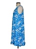 Unbranded 100% Polyester Floral Blue Casual Dress Size Sm - Med - photo 5
